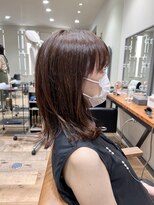 クローゼット 新宿(closet)&nbsp;外ハネボブ/ペールベージュ[髪質改善/ヘッドスパ白髪染め/新宿】