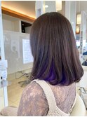 インナーカラー★パープル