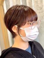 ロンドシエル 横浜(Lond ciel)&nbsp;前髪×小顔ショート×ショコラアッシュ【横浜】