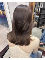 エル バイ ホーム(L by HOME)&nbsp;モカベージュ　くびれヘア　ミディ