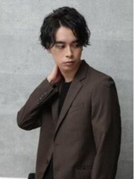 ヘアーカッティングガーデン ジャック モアザン 松山店 メンズパーマ/前下がり/刈り上げ ［松山市駅/白髪ぼかし］