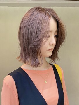 オーリーエトワ 御器所(oorry.etwa) 【OORRY.etwa】ブリーチなしダブルカラーピンクページュ