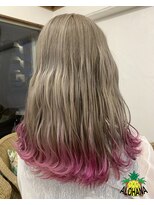 アロハナ(ALOHANA) ピンク裾カラー