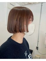 ロアヘアーコーディネート 京都駅前店(LoRE hair coordinate) 暖色カラーミニボブ