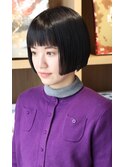 ショートバングのミニボブ 【liblo】