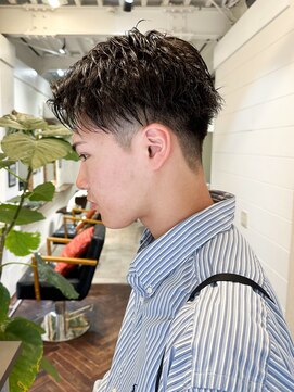 ラレイ ハラジュク(Lalei harajuku) 【白石】メンズカット/短髪ショート/束感ショート