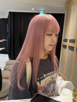 ヘアサロン ガリカ 表参道(hair salon Gallica)&nbsp;【柴田優香】ケアブリーチ色落ちも可愛いハイトーンピンクカラー