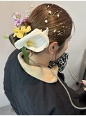 卒業式ヘアセット