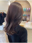 ◎韓国ヘアー顔周りレイヤーおくれミディアム毛前髪名古屋/名駅