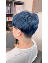 オト(oto) 透明感×クール◎ブルーハイトーンカラー/ブリーチ/メンズカット