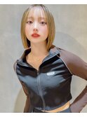 メルティカラー似合わせカットウェーブミディアム縮毛矯正