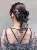 おくれ毛美髪韓国ヘア顔周りレイヤーロング_ba549641