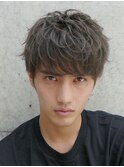 横浜西口シャドウパーマメンズマッシュウルフカットルーズパーマ