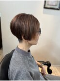 2ブロックショートボブ