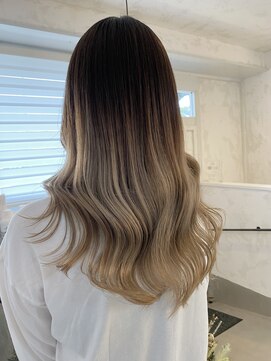 プルメリアドット(Plumeria.) バレイヤージュ