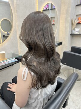 ルノン シェリー(LUNON cheliy) ハイライトカラーくびれヘアアプリコットオレンジ