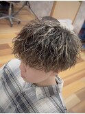 メンズハイライトパーマ/メッシュパーマ/ツイストスパイラル