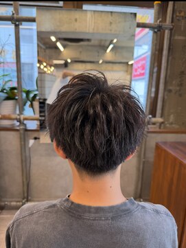 タメ(tame-) サーフカール/フェザーパーマ/ブルーブラック【都賀/メンズ】