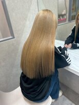 ロンドルピナス 小倉(Lond Lupinus)&nbsp;ミディアムヘア暗めカラー/デザインカラー/フェイスフレーミング