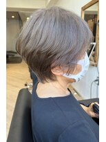 ハーツ(Heart's)&nbsp;白髪ぼかし40代50代60代グレージュショート