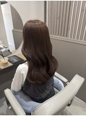 柔らかブラウンヘアカラー