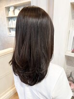 キャアリー(Caary)&nbsp;福山美容室Caary人気こっくりダークブラウン20代30代40代