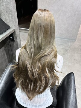 エースヘアー(A.hair) オリーブベージュ/レイヤーカット/髪質改善トリートメント