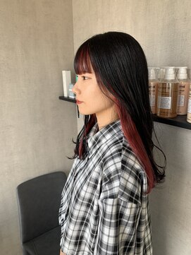 トリコ(ToricO) フェイスフレーミング　ダブルカラー　チェリーレッド