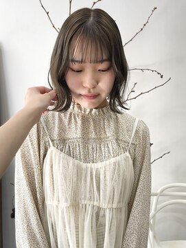 エス 心斎橋(esu) olive beige/ ふわっとボブ