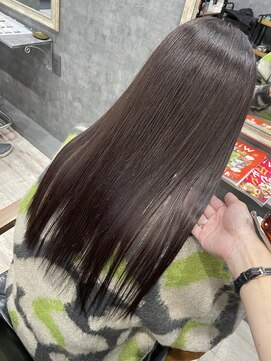 ラベンダーブラウン/艶感カラー