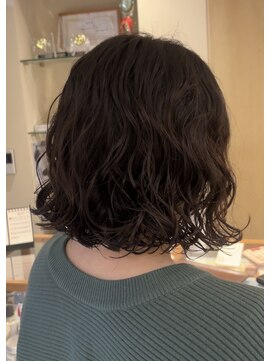 直毛さんにオススメ！ゆるっとボブパーマ