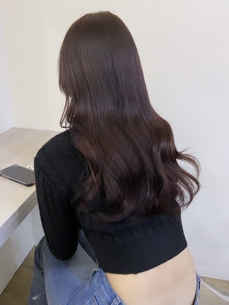 イオエ(ioe) 前髪/アンブレラカラー/こなれミディ/髪質改善/イメチェン