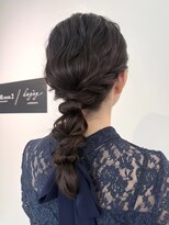 ミンクスオーバー(MINX OVER) 【ヘアセット】ふわふわ×編み下ろし