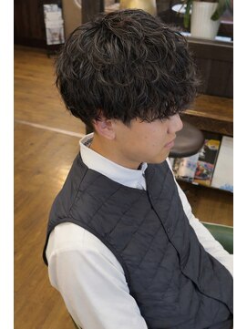 ダスティ穂高店 シャドウパーマ_メンズカット_メンズパーマ