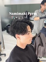 ヘアーアンドビューティー ザ ビー(Hair & Beauty the B)&nbsp;【メンズスタイル】波巻きパーマ