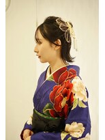 ピケトワール(piquetoile)&nbsp;卒業式ヘアセット　ショートハーフアップ