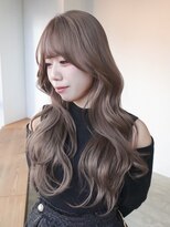 アイティーバイアルバム 八王子店(IT by ALBUM) ミルクティー韓国ヘアロング顔周りレイヤー_ba581512