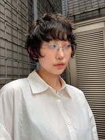纏(MaTo)&nbsp;ボブパーマ/オリーブグレージュ/札幌美容室