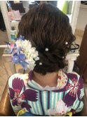 浴衣ヘアセット