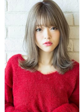 ザ シー 海老名(The C) [The C]　小顔カット　シースルーバング　ひし形ミディ