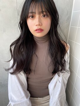 ティティ(TiTi) 透けバング×透け感グレー[TiTi_栗林れい]