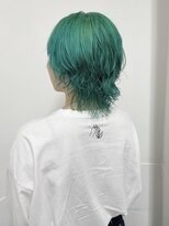 ヘアーアトリエ ネヴェア(hair atelier NEVAEH) mermaid　green