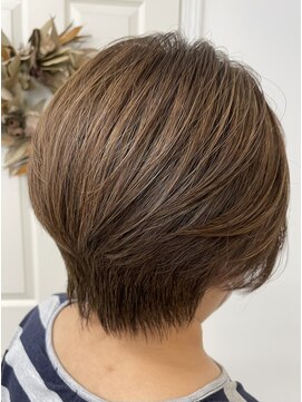 サロンドノア(Salon de NoA) ショートヘア×ベージュブラウン