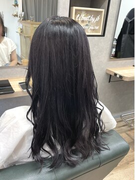 リベストバイジェービー 稲毛(li best. byjb) グレーベージュ/レイヤーロング/アッシュカラー【稲毛/稲毛駅】