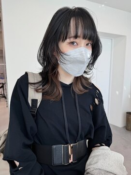 ギグスダブル 栄店(gigs double) 顔周りレイヤー/デザインカラーベージュ