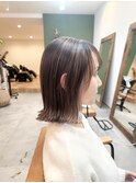 ナチュラルベージュハイライト