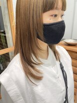 サティ(sati)&nbsp;【sati 伊藤】ナチュラルベージュ×顔周りレイヤー