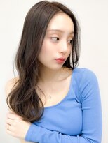 レア 表参道(L'ea)&nbsp;黒髪クラゲヘアーオリーブグレー小顔ココアベージュ