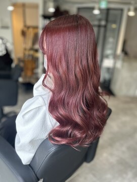 ラフ 難波店(LAFF) #黒髪#ボブルフ#ネビージュ#小顔#ワンレン