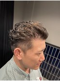 ナチュラルオールバック